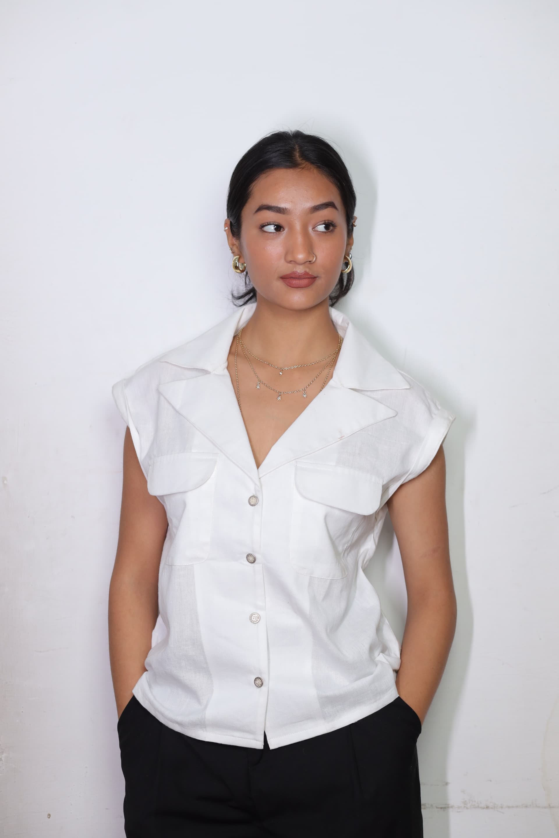 Semi formal linen shirt  2