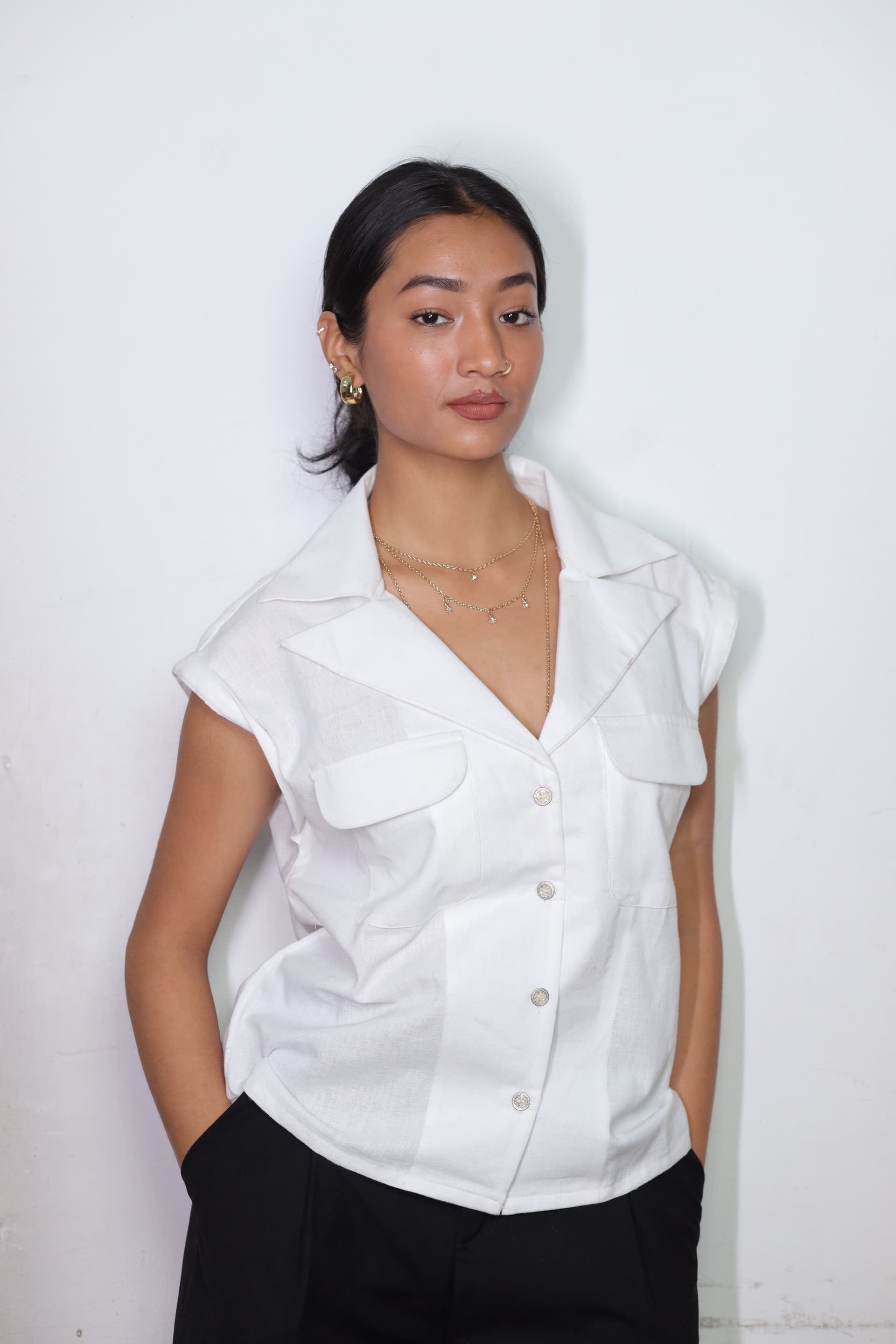 Semi formal linen shirt  3