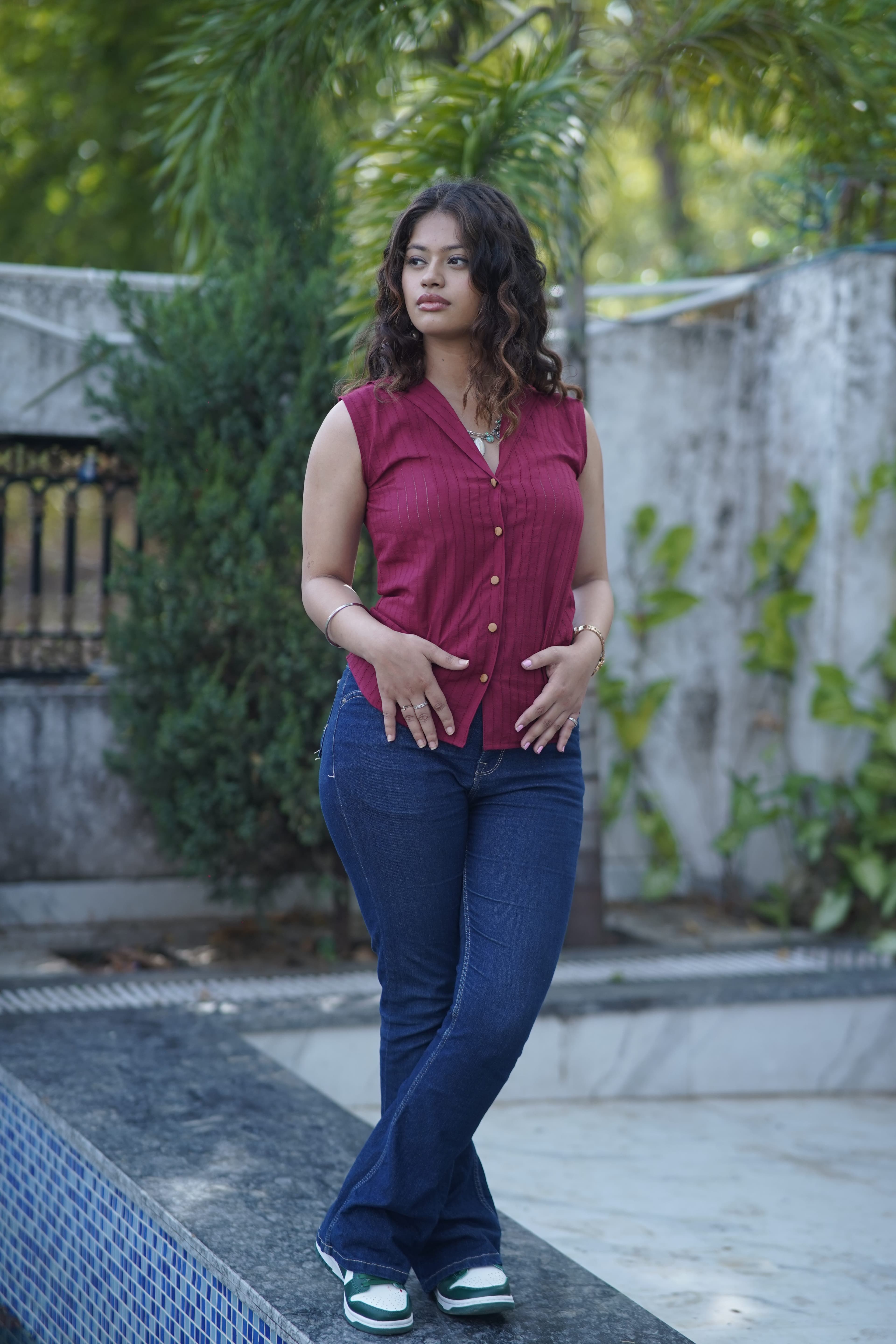 Cotton sleeveless shirt  2