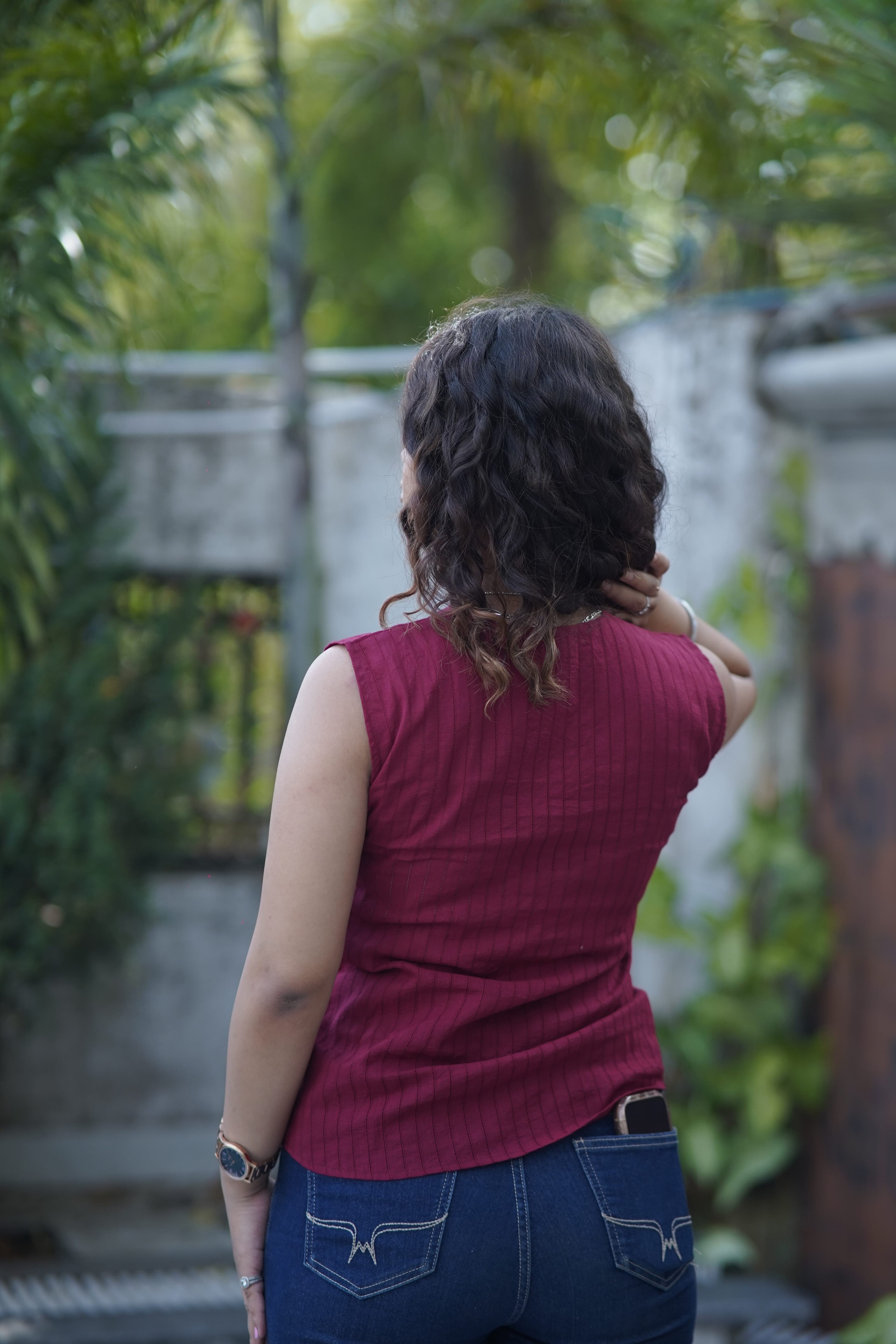 Cotton sleeveless shirt  3