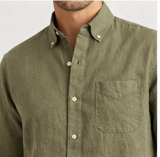 Urban Sage Cotton-Linen Shirt