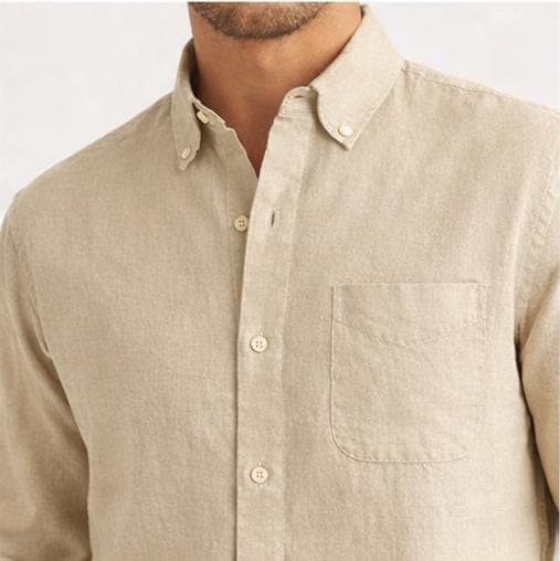 Desert Sand Cotton-Linen Shirt 3