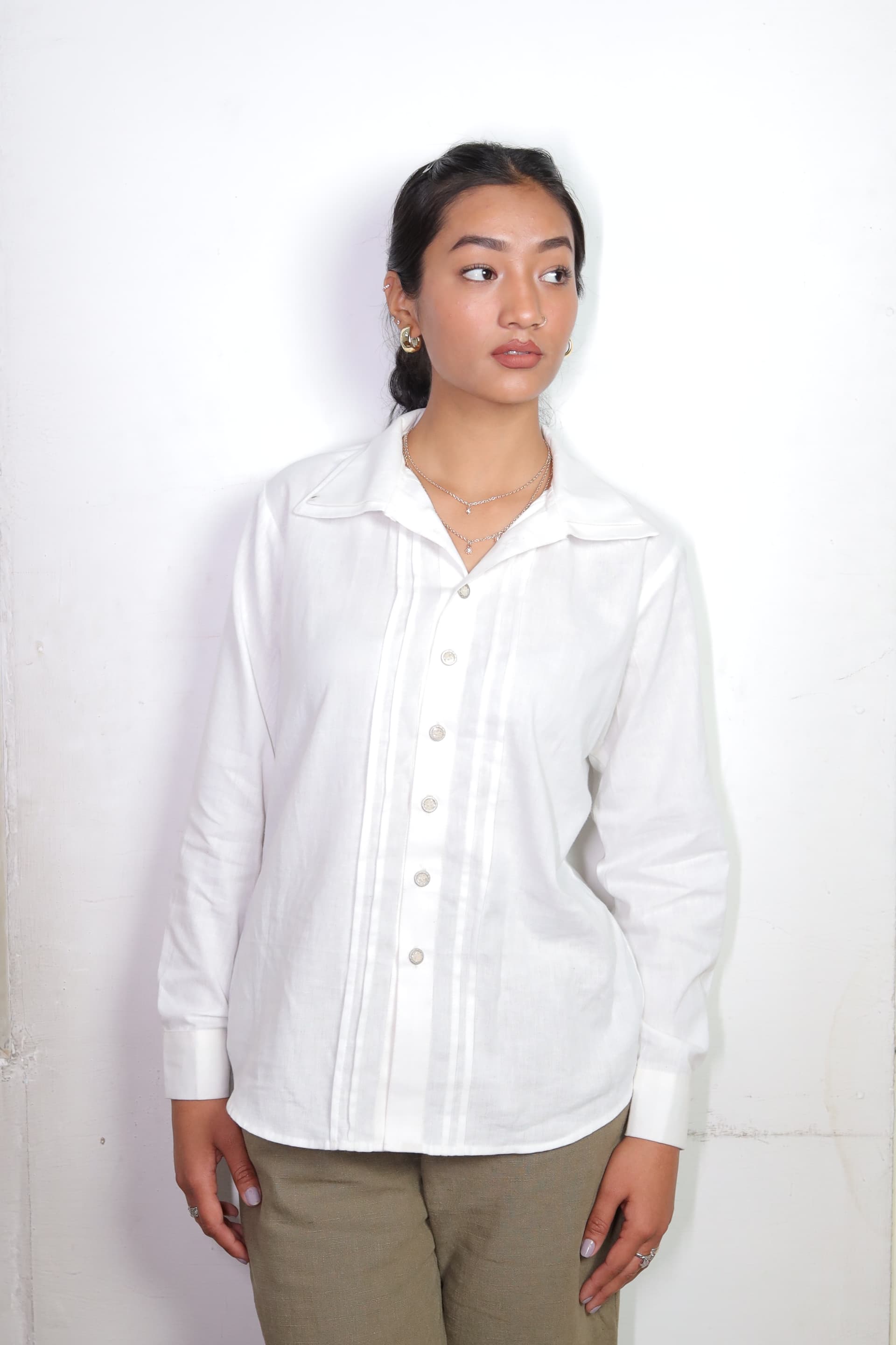 White linen shirt  4