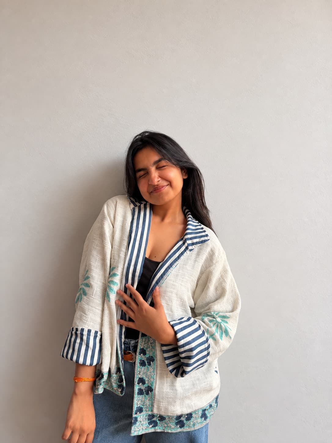 Block Printing Jacket — PRANEIZ